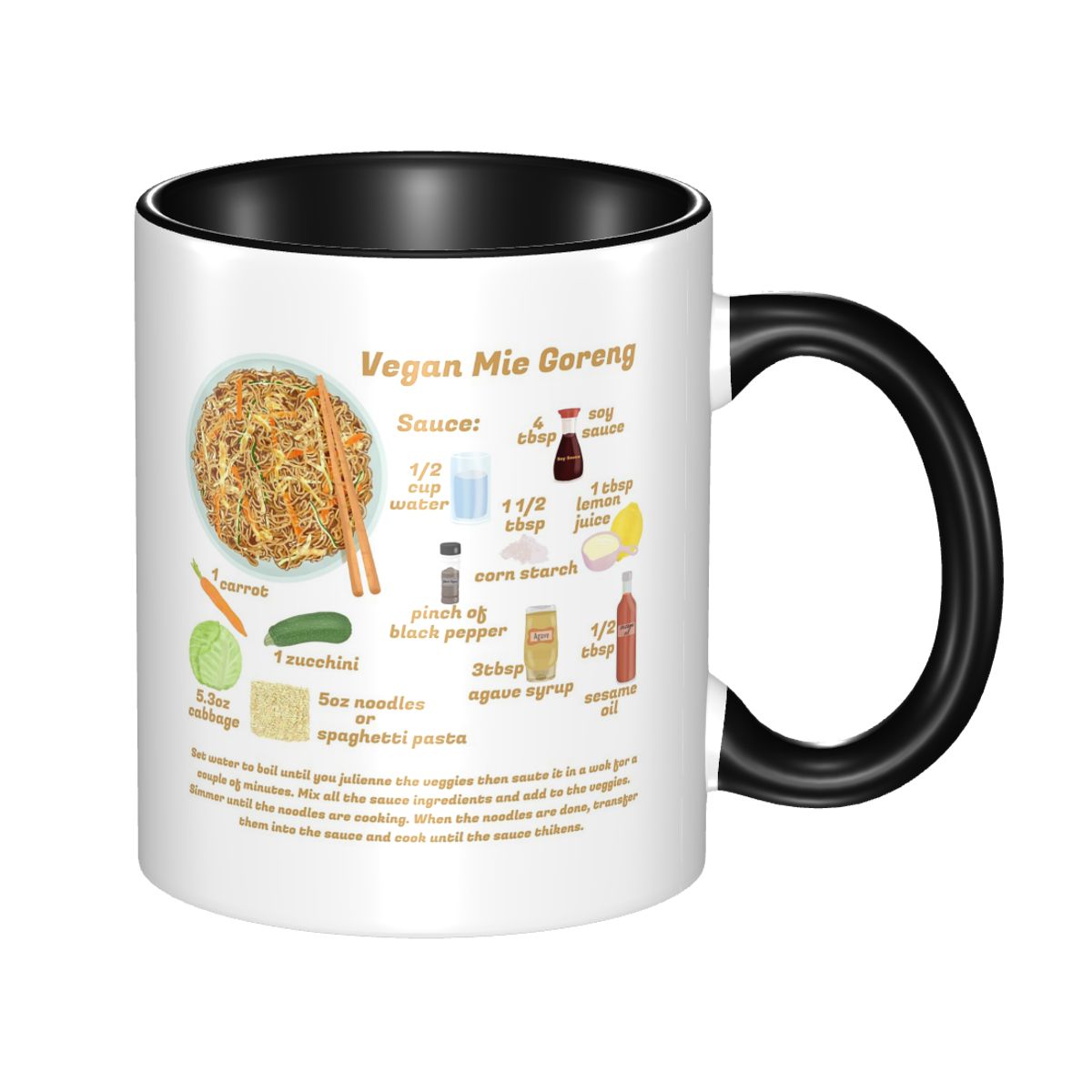 Coffee Tea Recipe - Mie Goreng Indomie Resep Indonesia Mug