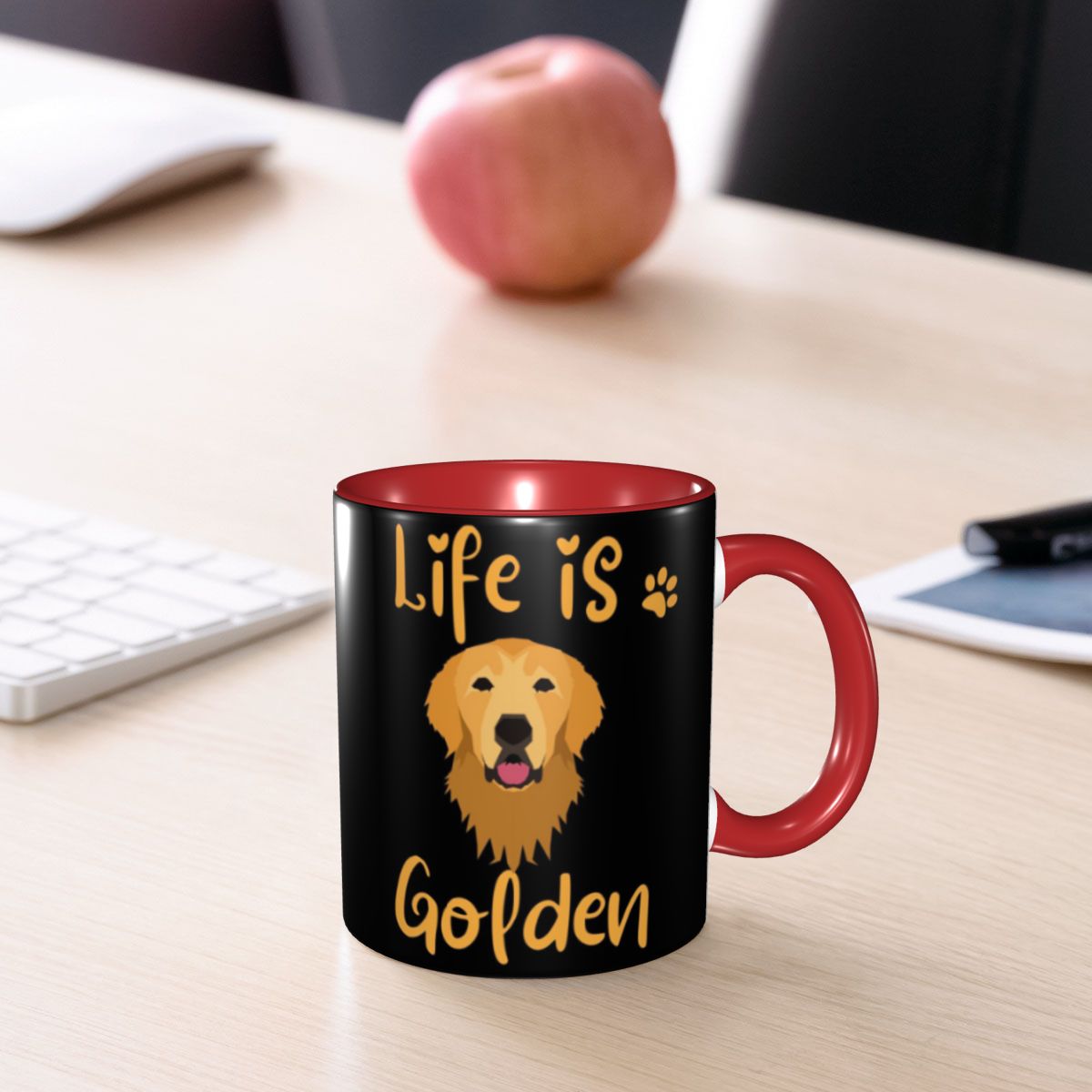 Coffee And Tea Quotes Funny - GOLDEN RETRIEVER Quote Mug Cangkir Kopi