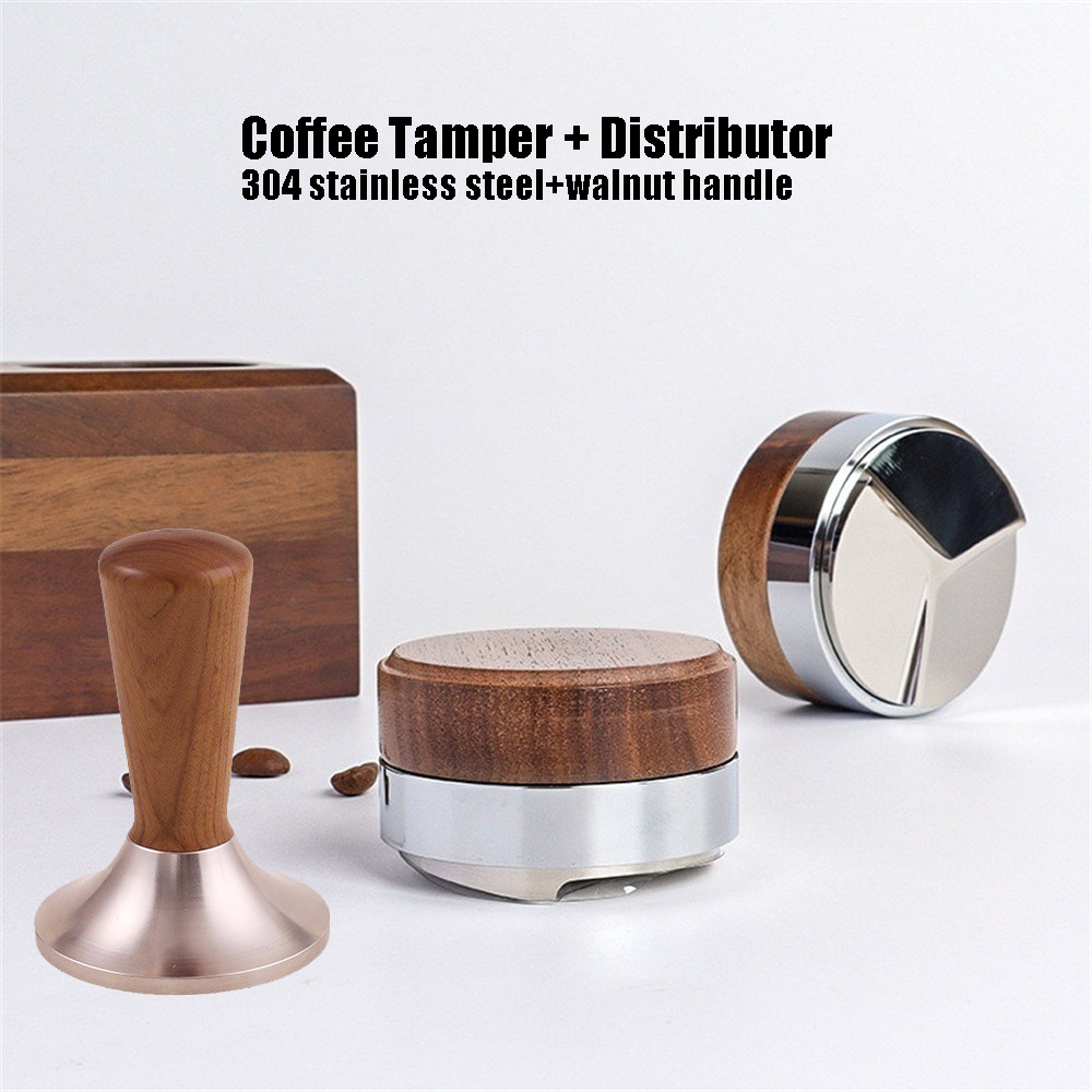 Coffee Tamper Leveler - 51 53 58.5mm alat perata kopi