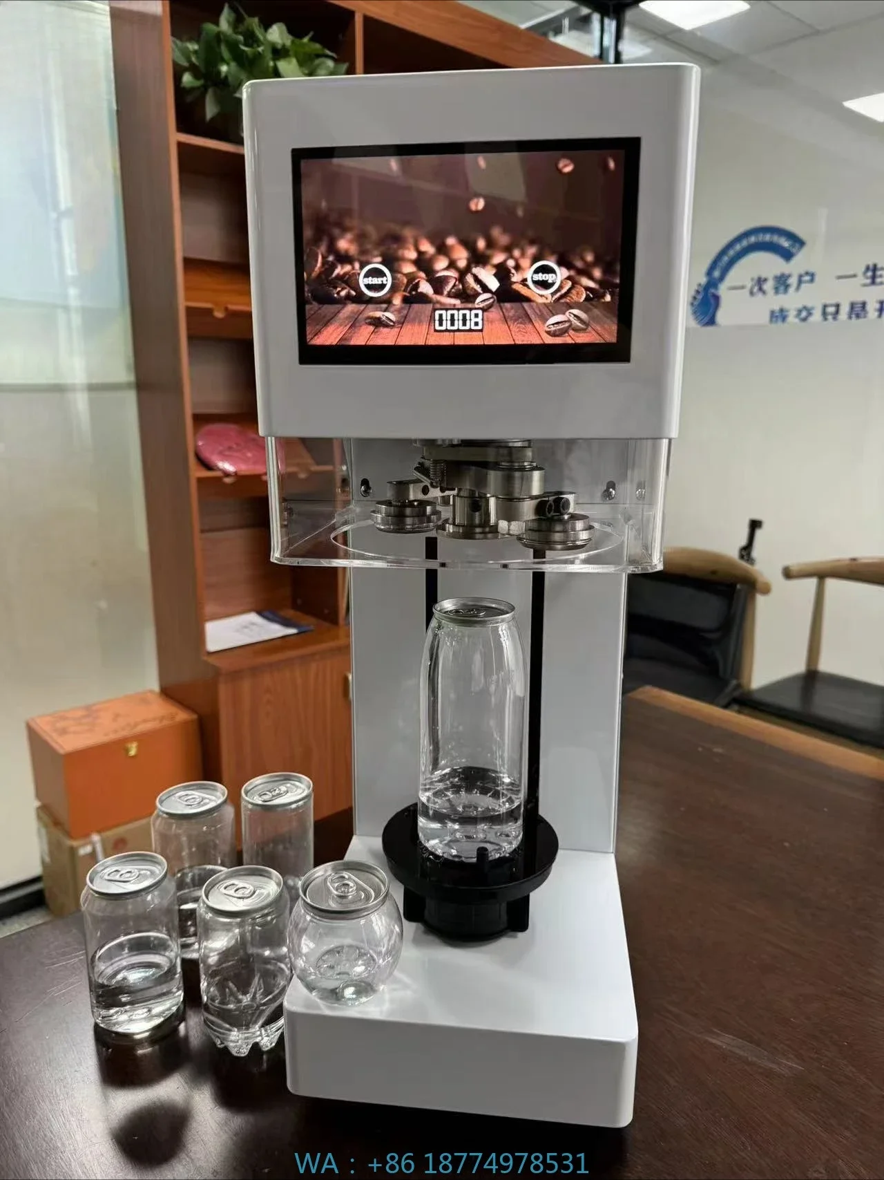 Best Tea Coffee - Mesin Penutup Kaleng PET Seamer dengan