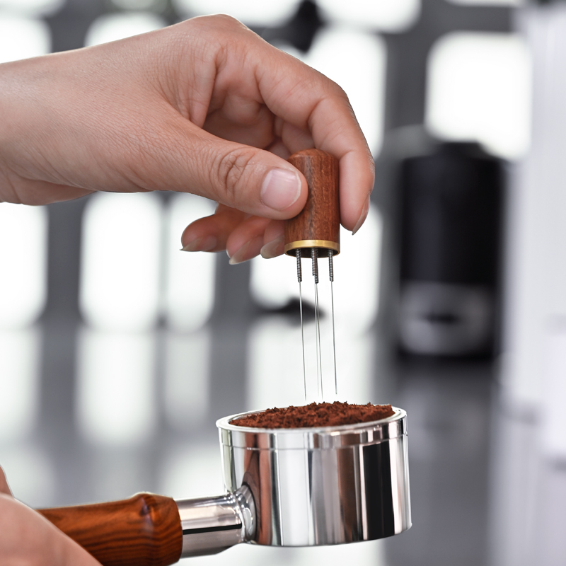 Coffee Tamper Leveler - 6/8 Jarum Baja Tahan Karat Bubuk
