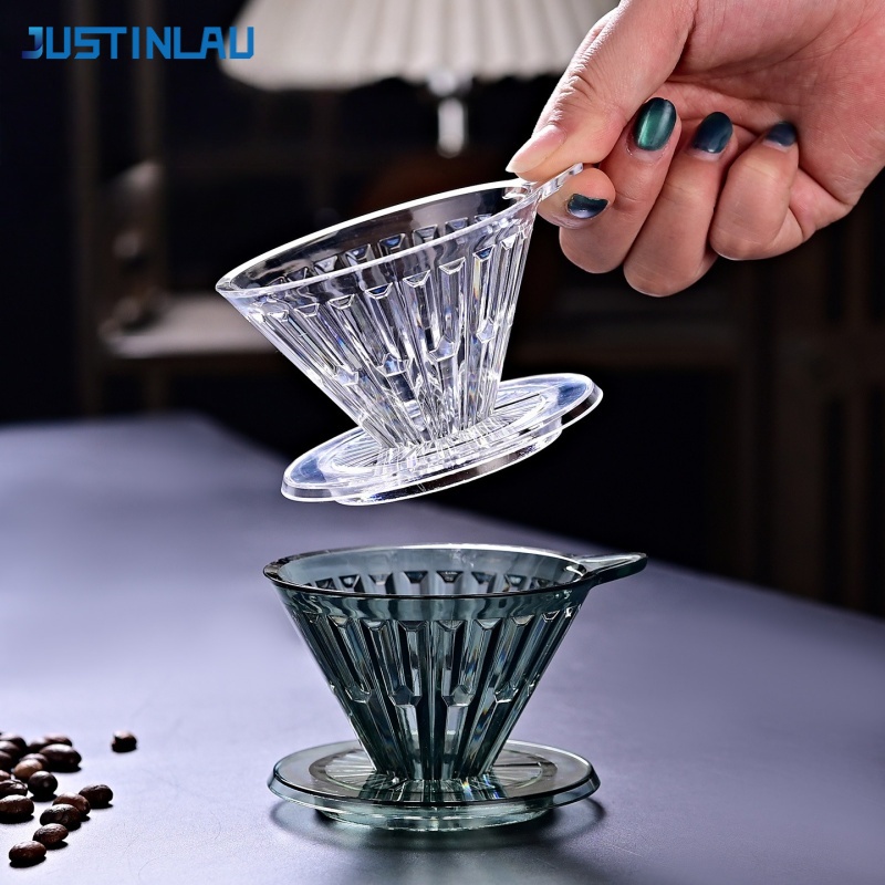 Pour Over Kettle - JUSTINLAU Coffee Dripper PC Plastik, Cangkir
