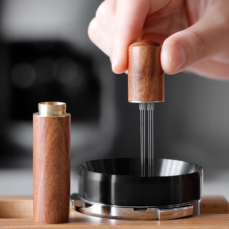 Coffee Tamper Leveler - Alat Pengaduk Bubuk Kopi Stainless Steel,