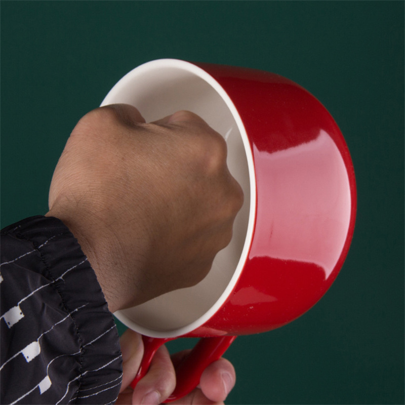 Best Tea Coffee - Mug kopi keramik 700ml kapasitas besar,