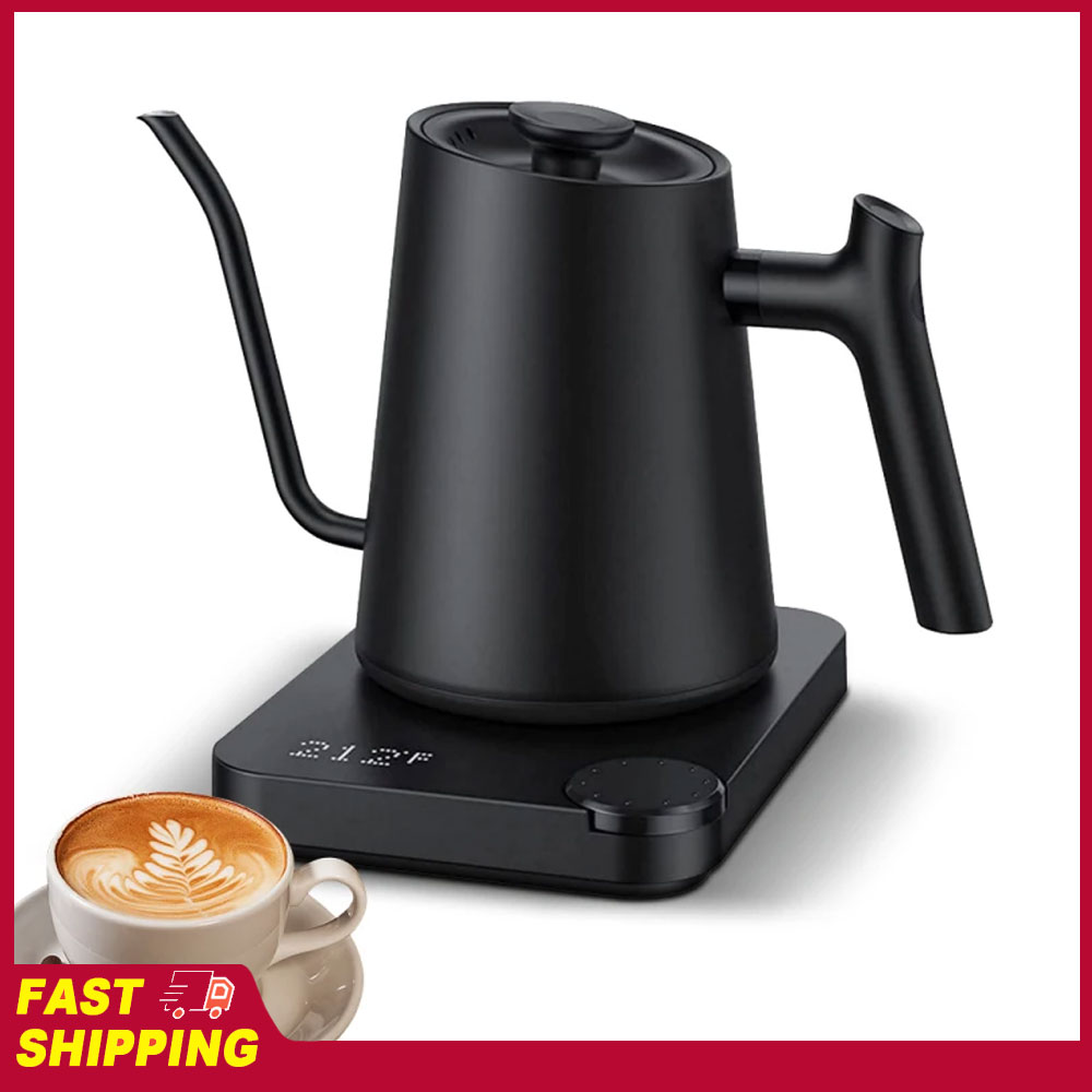 Pour Over Kettle - Ketel Listrik Gooseneck 0.9L dengan Kontrol