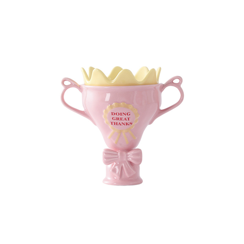 Best Tea Coffee - Mug Keramik Queen Trophy, Cangkir Kopi,