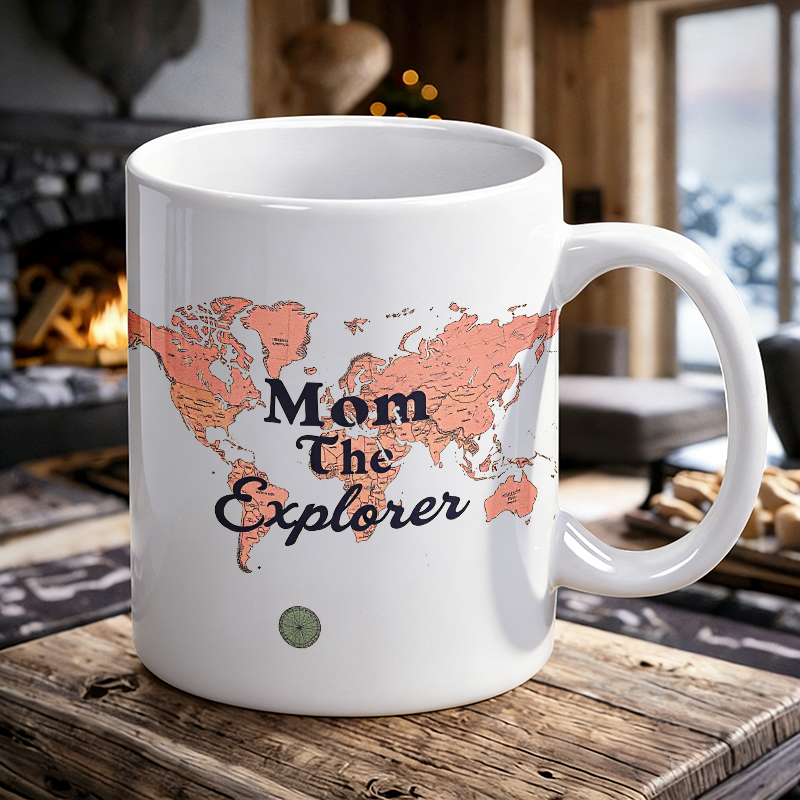 Coffee Tea World - Set Cangkir & Mug, Mug Keramik