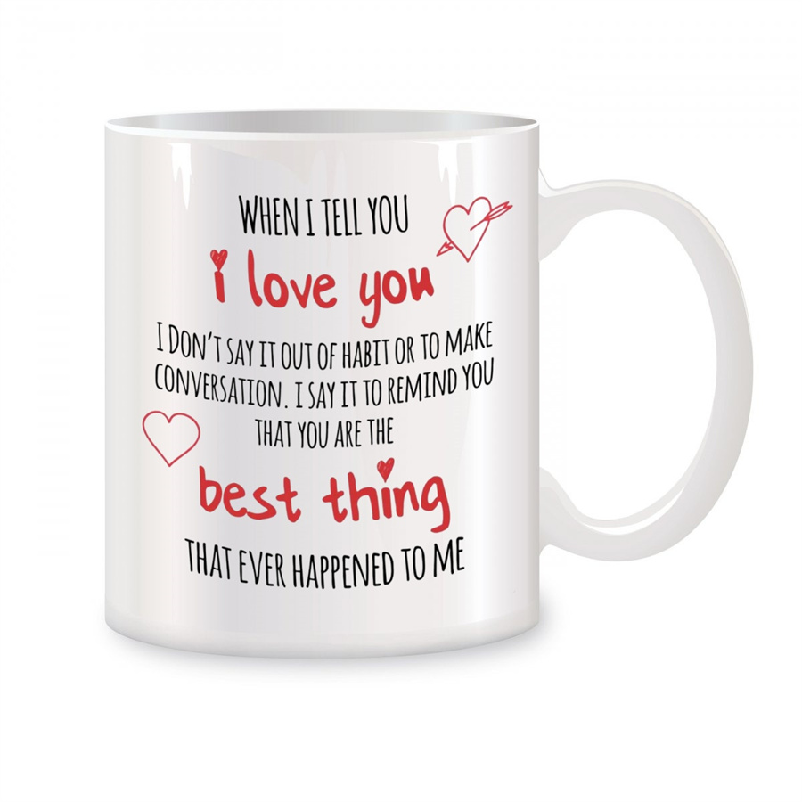 Best Tea Coffee - I Love You, You adalah mug
