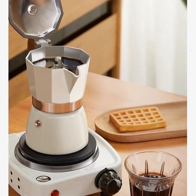 Pour Over Kettle - Set Pembuat Kopi Moka Pot Berbentuk