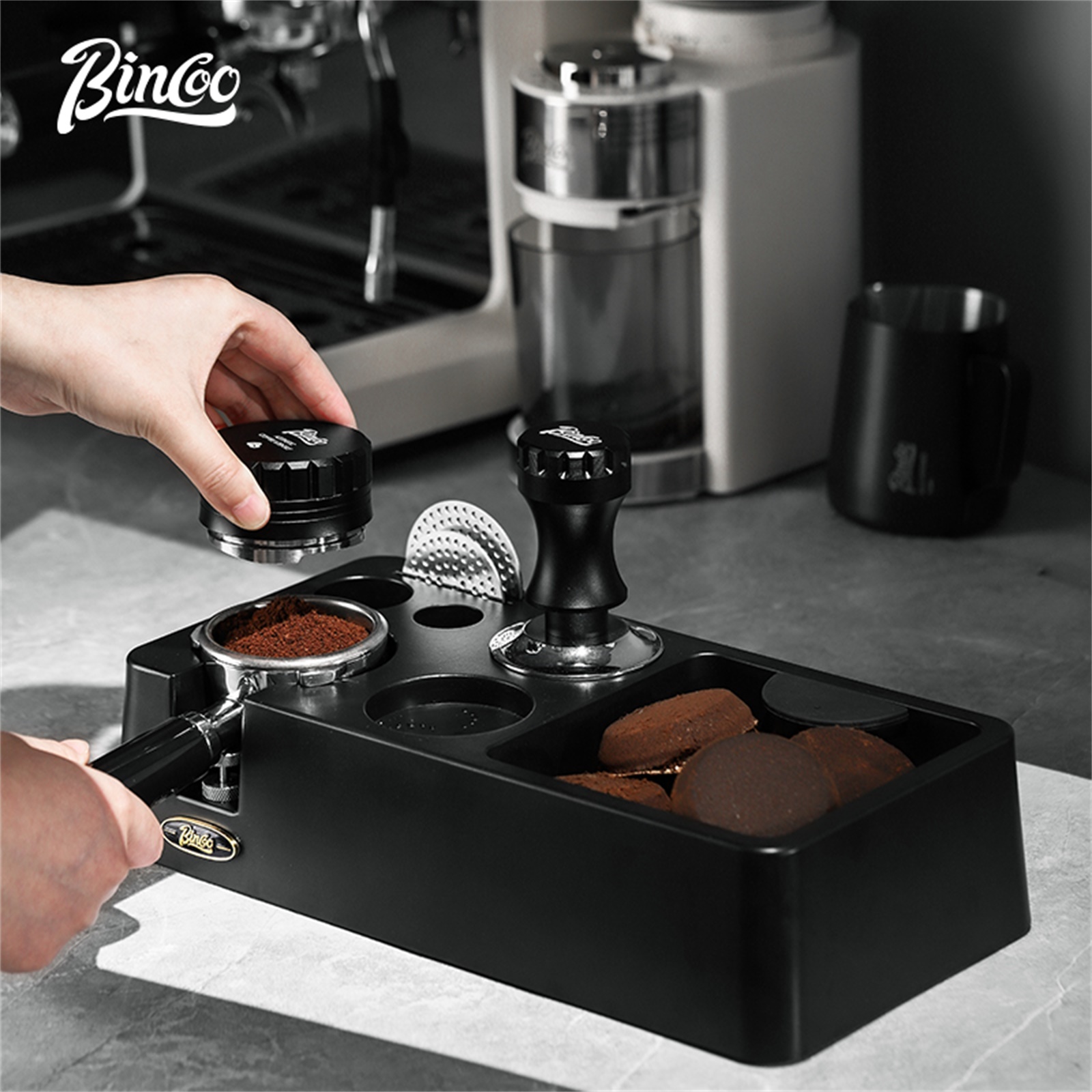 Bincoo Distributor Kopi 51/58M - Coffee Tamper Leveler ulasan dan harga