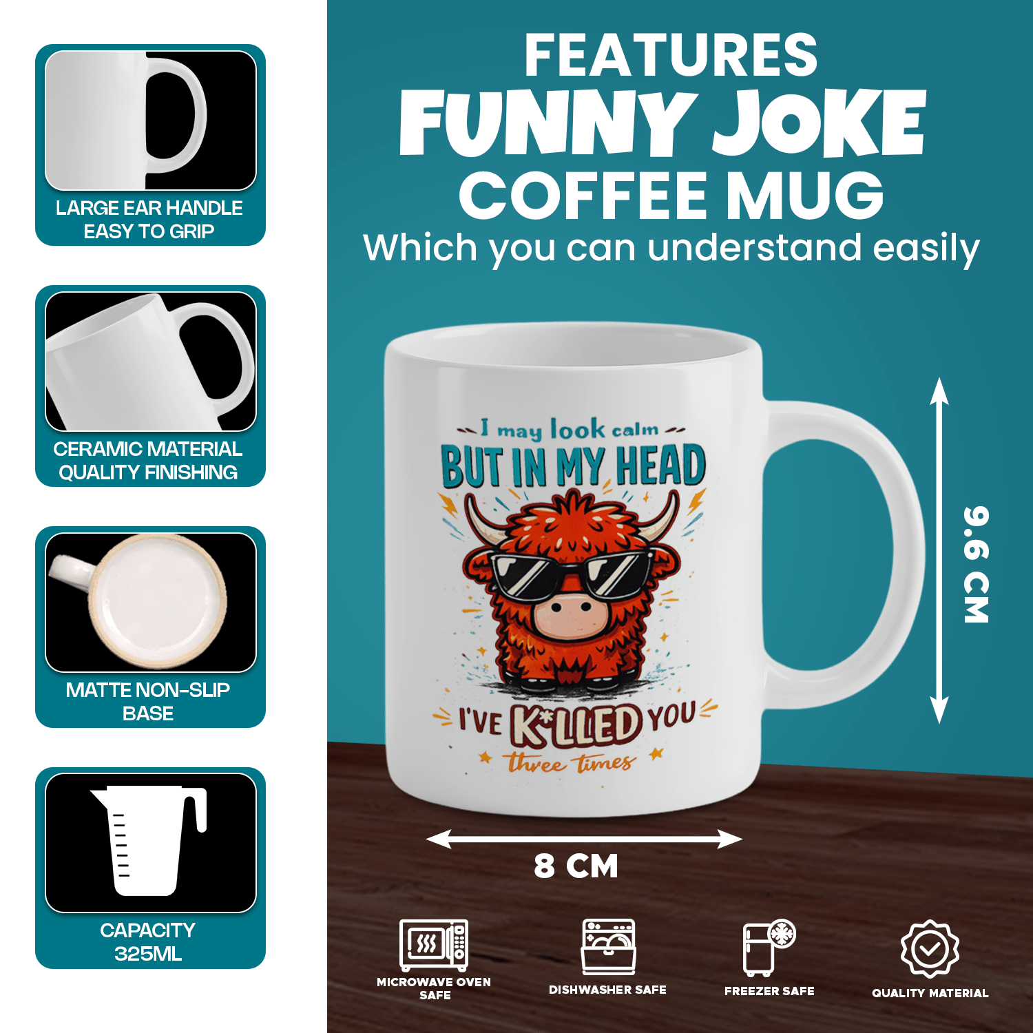 Mug Kopi dengan Kutipan Lucu S - Coffee And Tea Quotes Funny ulasan dan harga