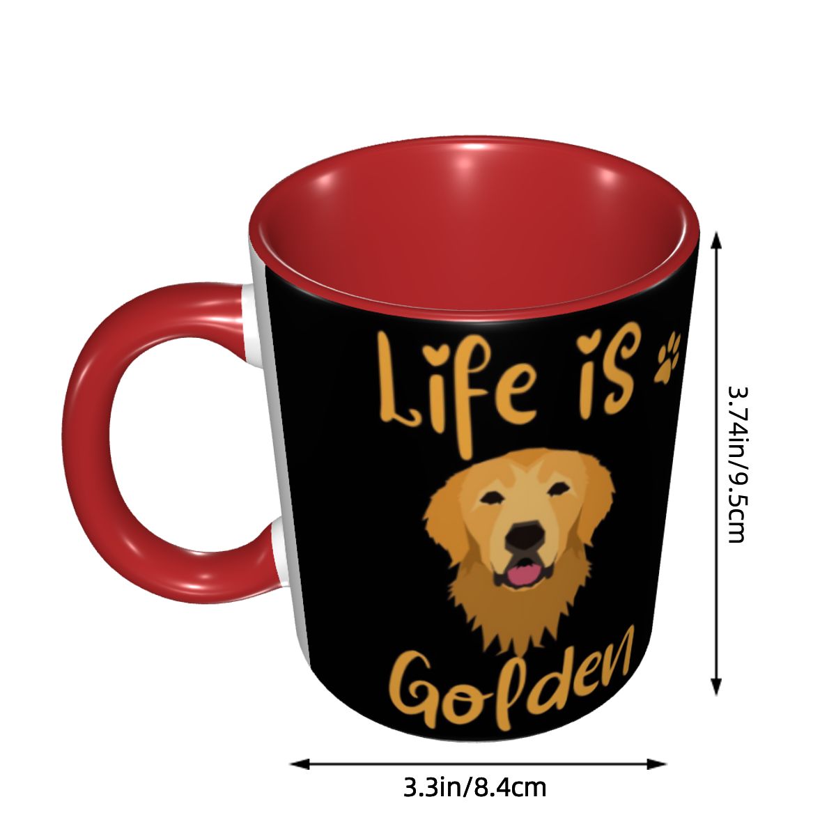 GOLDEN RETRIEVER Quote Mug Can - Coffee And Tea Quotes Funny ulasan dan harga