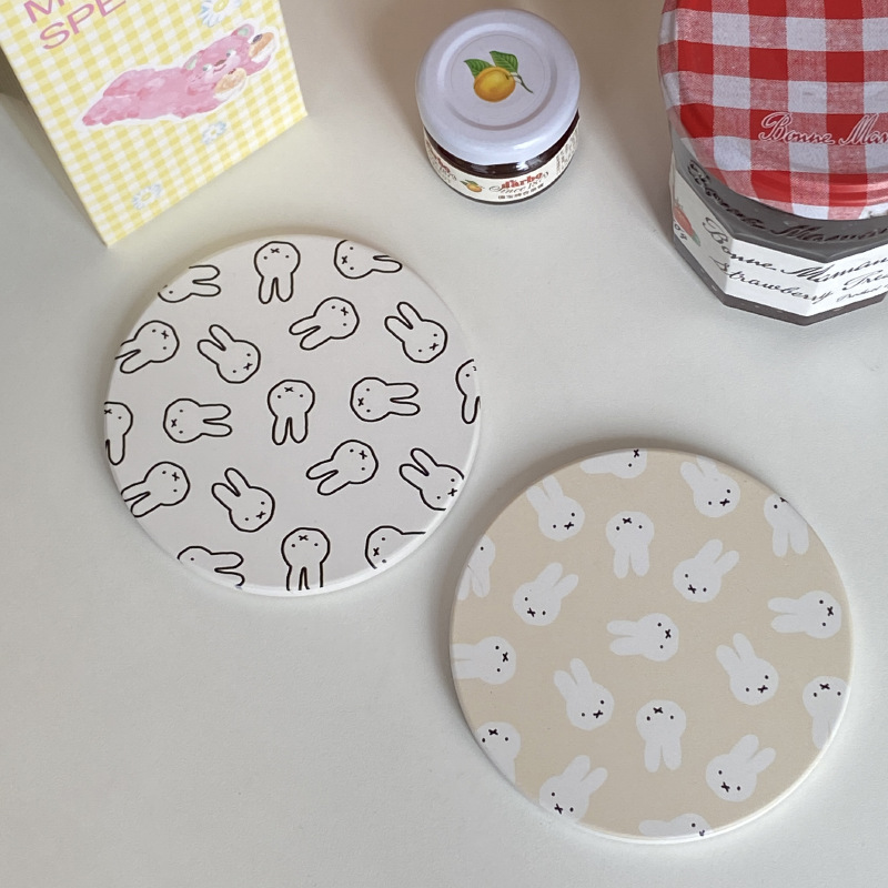 Tatakan Gelas Kopi Seri Miffy  - Coffee Tea & Hot Chocolate ulasan dan harga