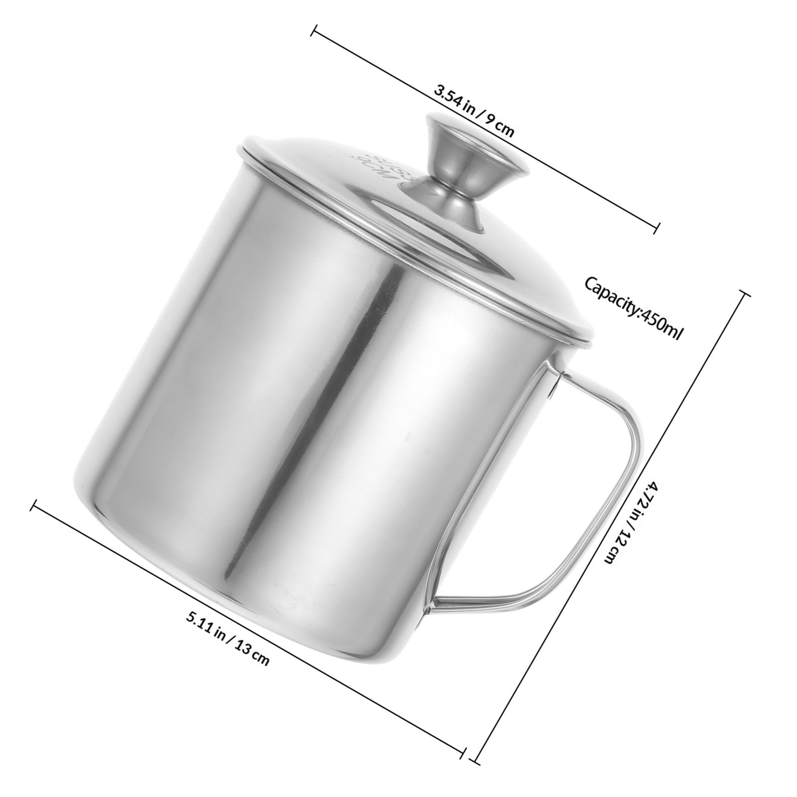Cangkir Stainless Steel Berlap - Coffee Tea & Hot Chocolate ulasan dan harga