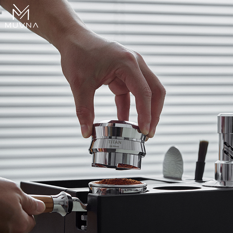 Distributor Kopi MUVNA TITAN & - Coffee Tamper Leveler ulasan dan harga