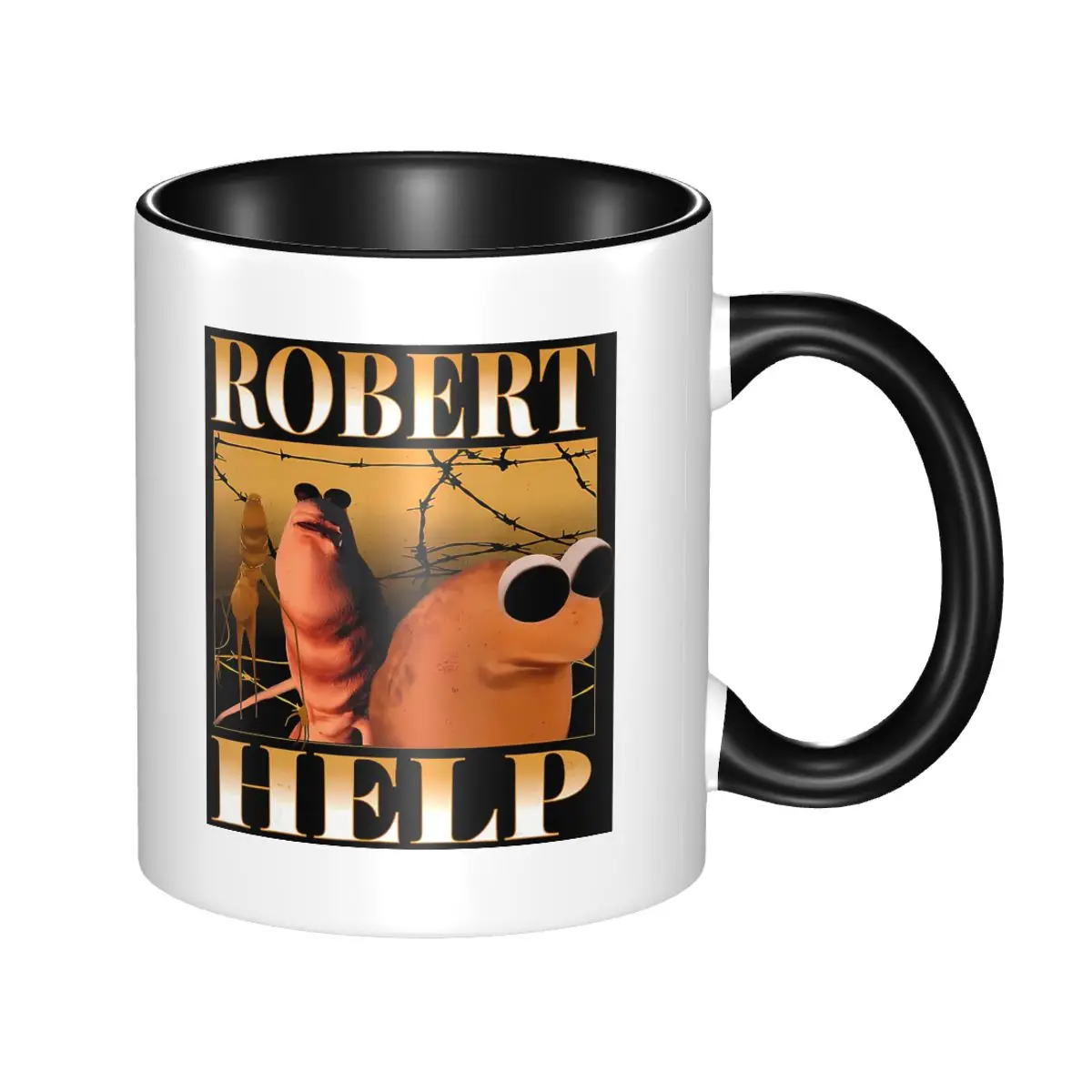 Mug Keramik Lucu Motif Marcus  - Coffee And Tea Quotes Funny ulasan dan harga