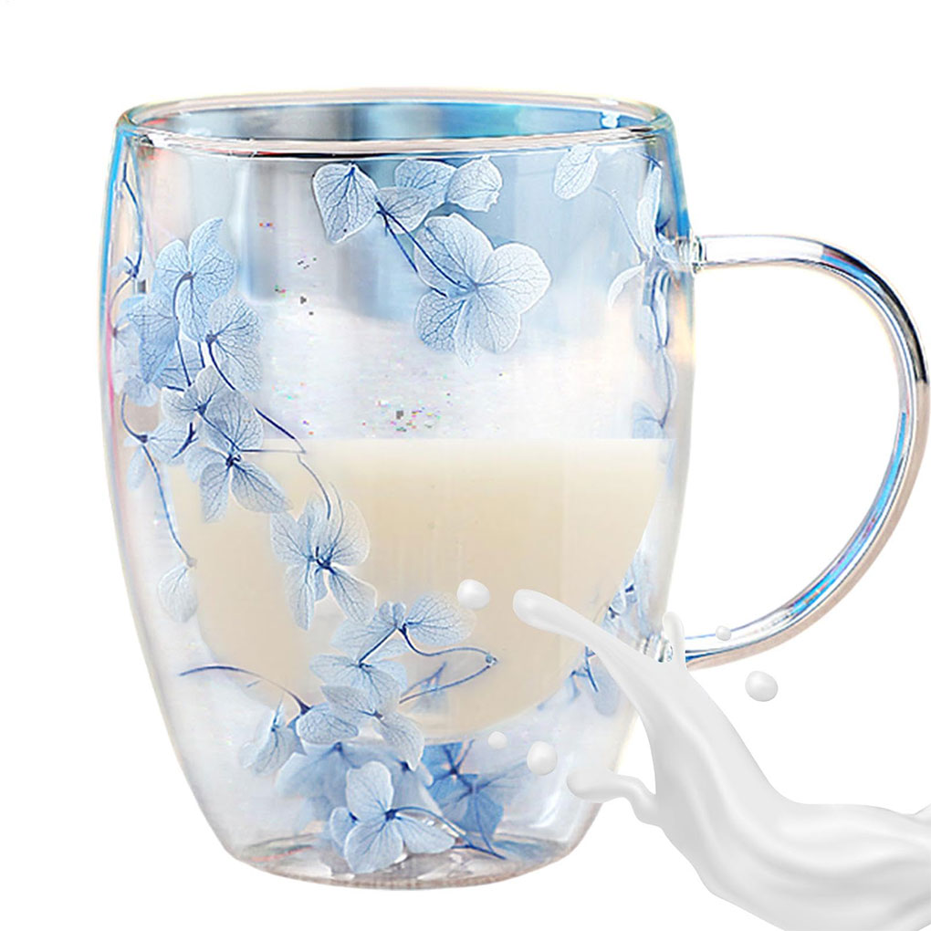 Mug Kaca Berdinding Ganda Cang - Tea And Coffee Fusion ulasan dan harga