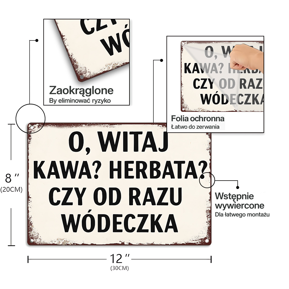 Papan Tanda Logam Vintage, Kut - Coffee And Tea Quotes Funny ulasan dan harga