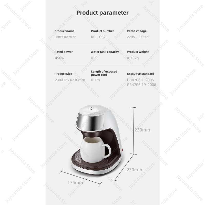 Pembuat Kopi Amerika Otomatis  - Coffee Tea & Hot Chocolate ulasan dan harga
