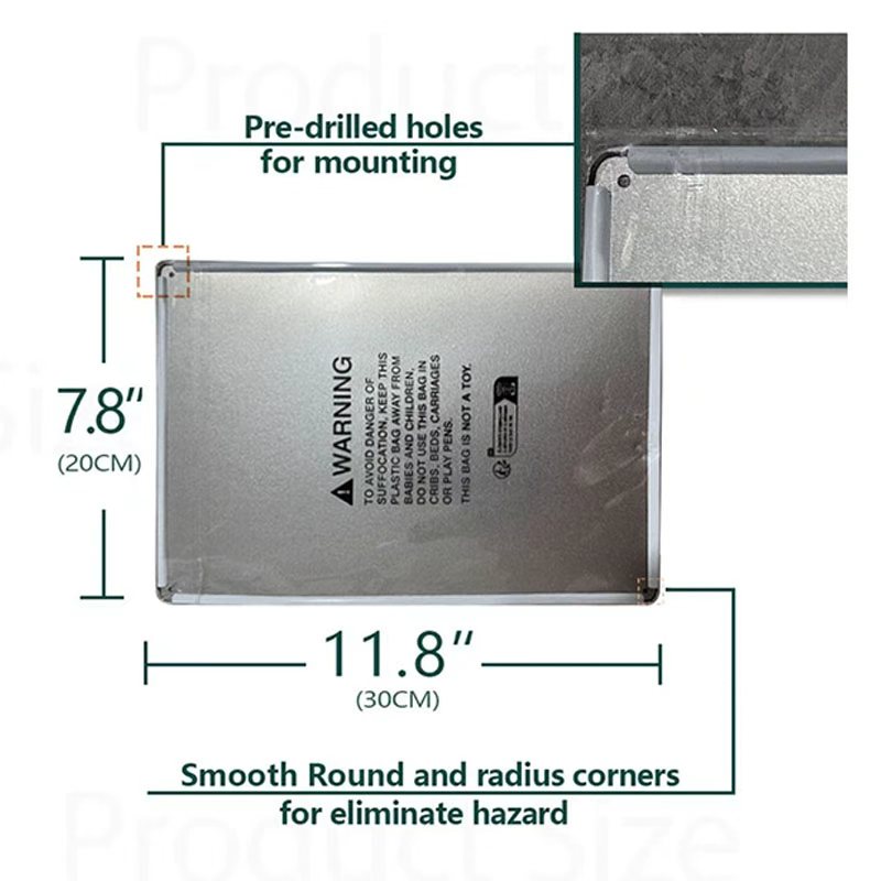 2026 Set 8 Papan Logam Kucing  - Coffee And Tea Quotes Funny ulasan dan harga