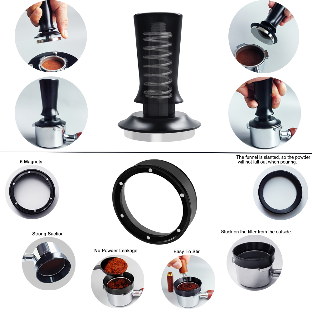 Tamper Espresso 51/53/58Mm, Al - Coffee Tamper Leveler ulasan dan harga