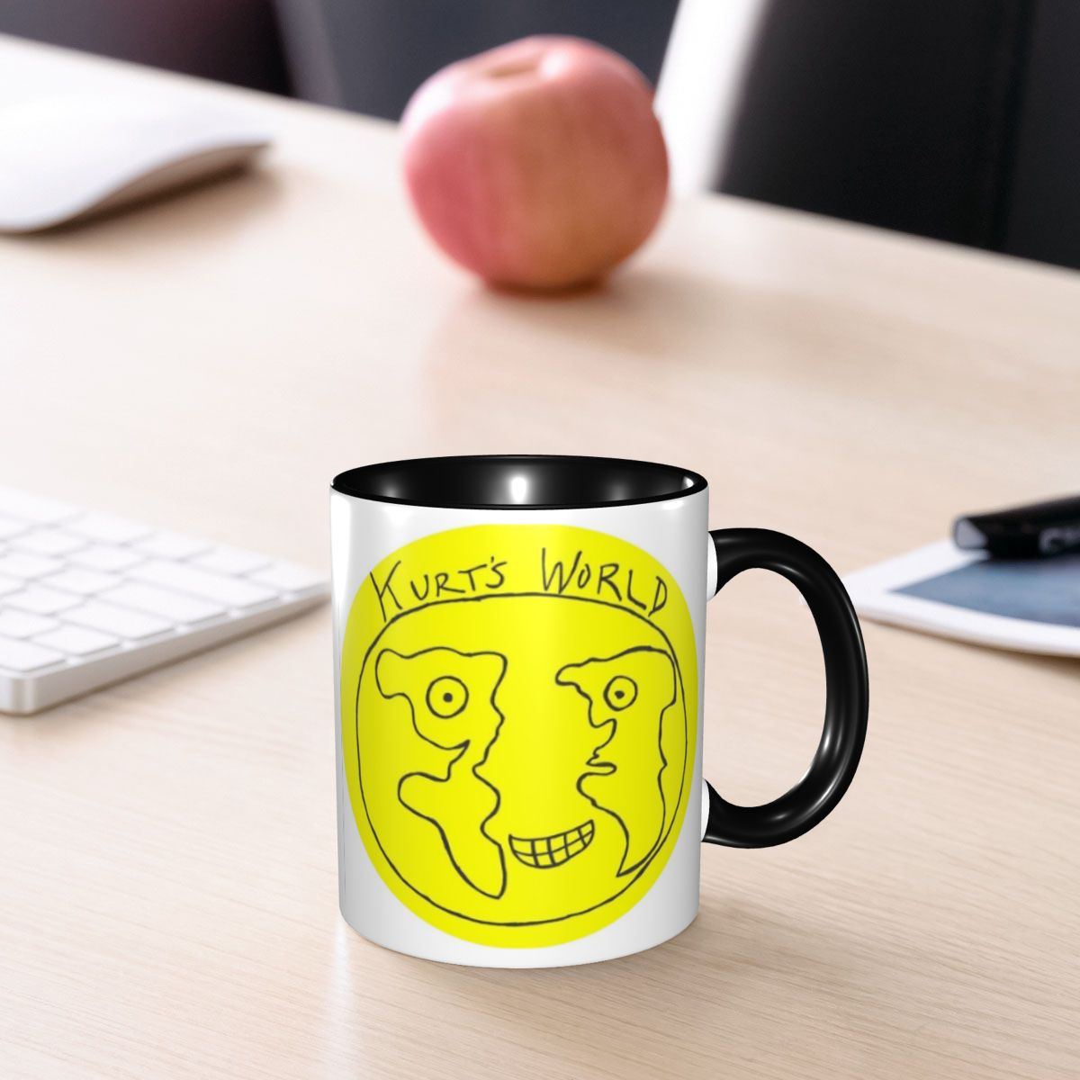 Joe Keery Spree Kurts Mug Logo - Coffee Tea World ulasan dan harga