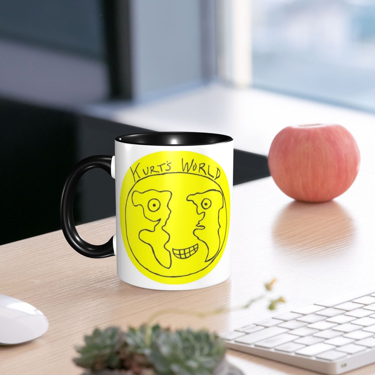 Joe Keery Spree Kurts Mug Logo - Coffee Tea World ulasan dan harga