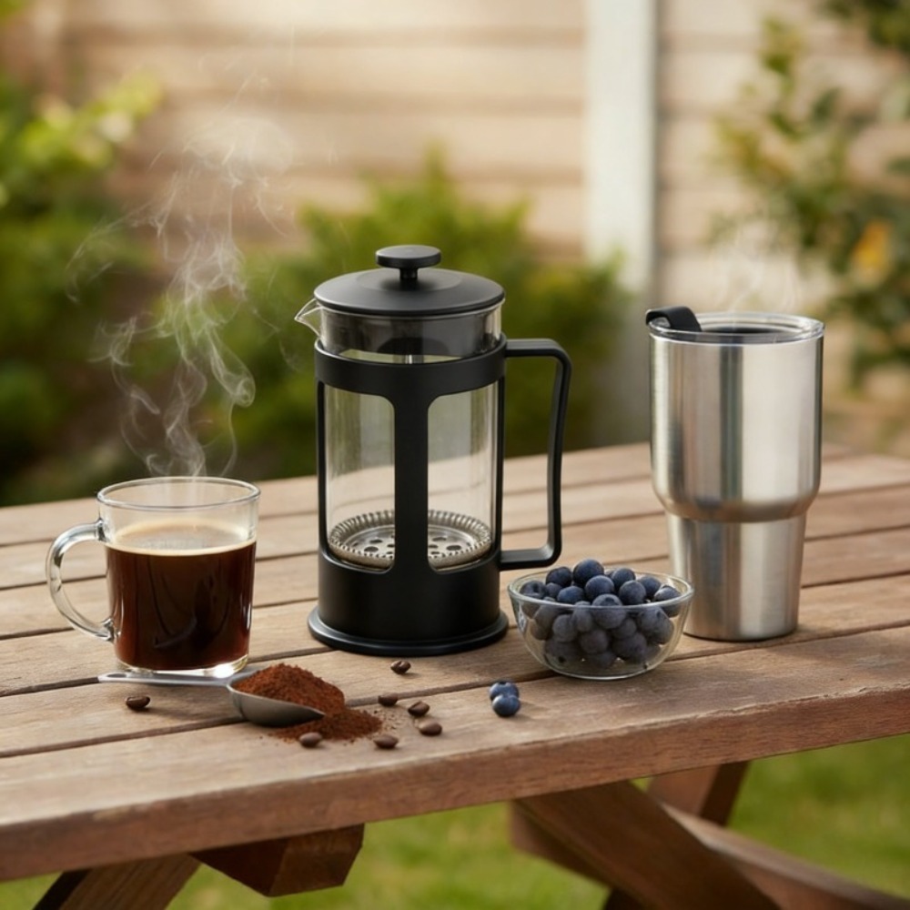 Pembuat Kopi French Press 350M - Pour Over Kettle ulasan dan harga