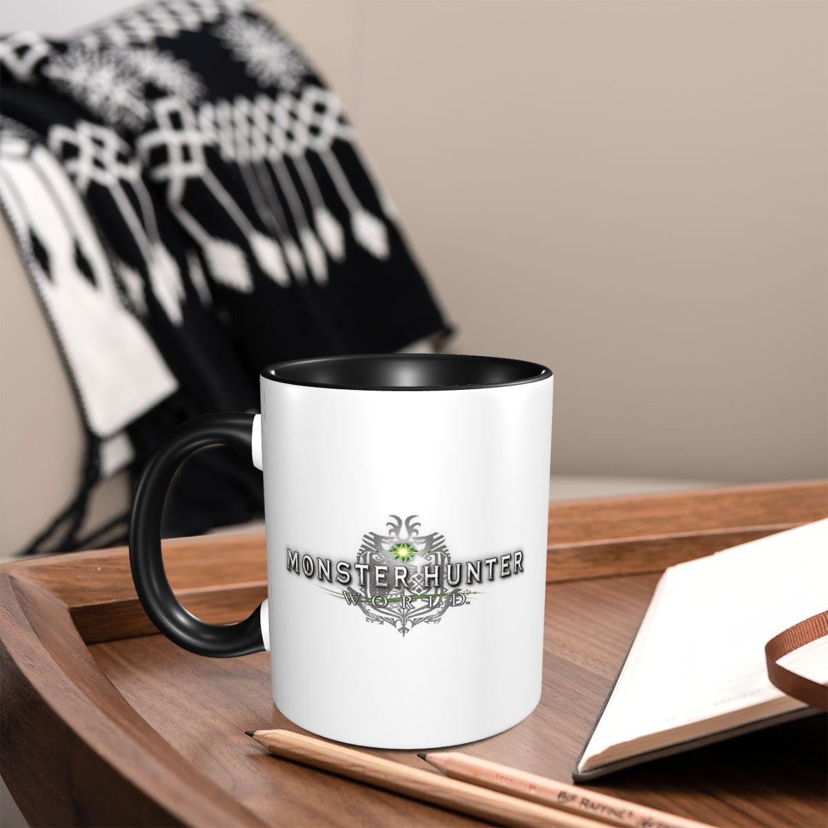 Monster Hunter World Logo Mug  - Coffee Tea World ulasan dan harga