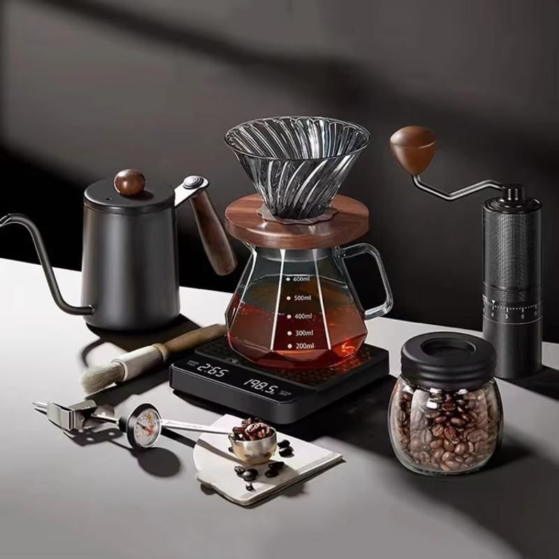 10pcs Set Kopi Perjalanan, Pen - Pour Over Kettle ulasan dan harga