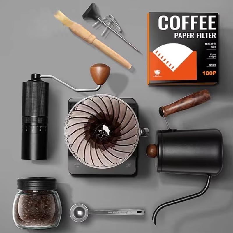 10pcs Set Kopi Perjalanan, Pen - Pour Over Kettle ulasan dan harga
